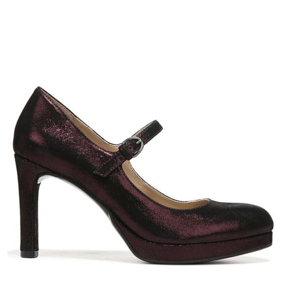 Naturalizer Cabernet Sauvignon Metallic Talissa Leather Pump - Women - Picture 11 of 12